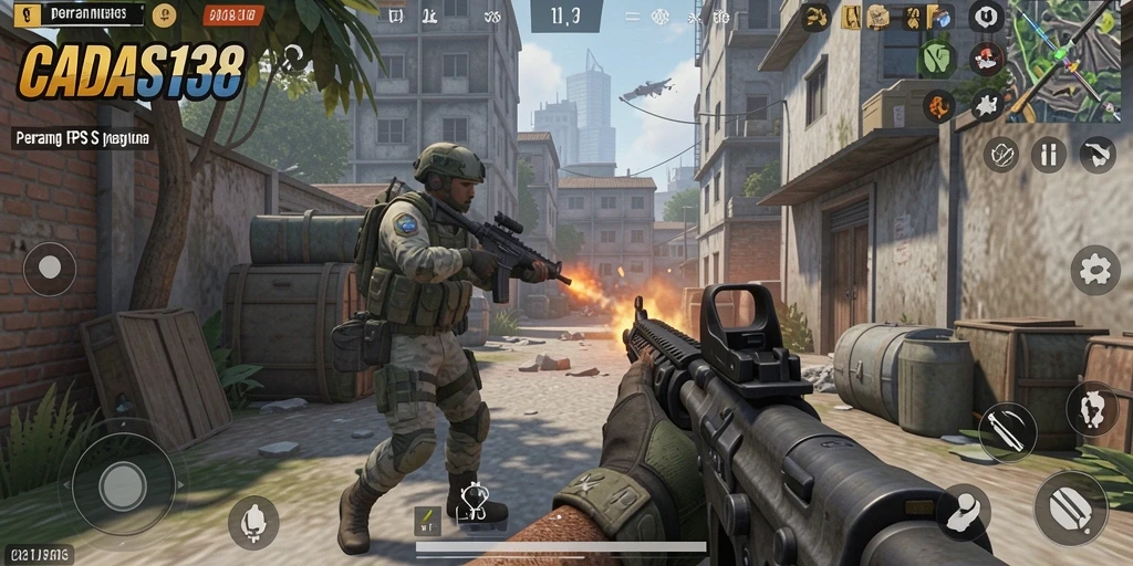 Gameplay seru CADAS138 dengan aksi tembak-menembak intens.