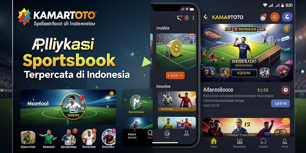 Tampilan screenshot utama KAMARTOTO yang menunjukkan antarmuka taruhan olahraga.