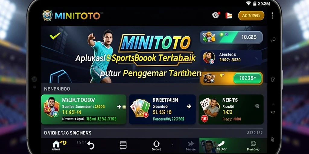 Tampilan gameplay menarik dari aplikasi Sportsbook MINITOTO.