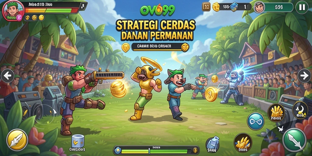 Tampilan screenshot gameplay OVO99 yang mendebarkan dan strategis.