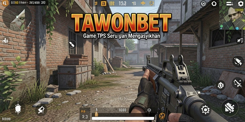 Screenshot gameplay TAWONBET menampilkan aksi pertempuran yang mendebarkan.