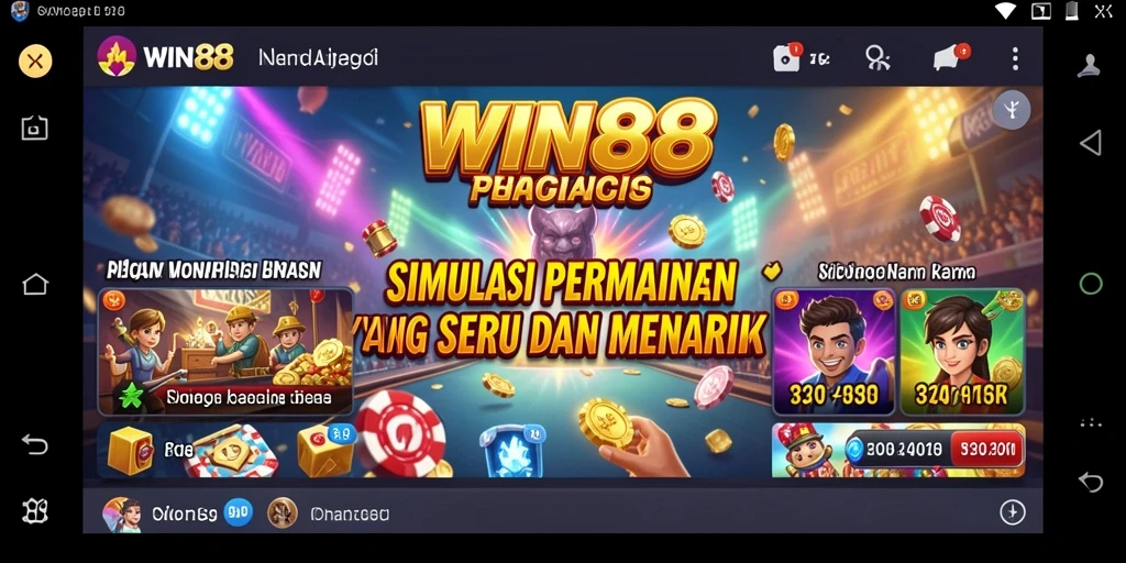 Screenshot gameplay <strong>WIN88</strong> yang menunjukkan pengelolaan sumber daya dan pembangunan dunia.
