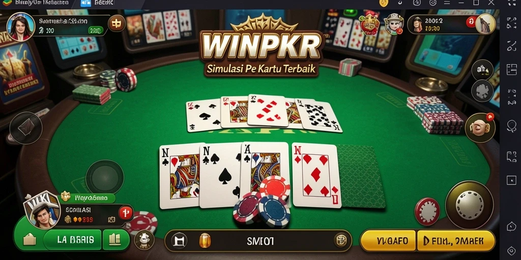 Tampilan gameplay WINPKR yang memukau dan menarik.