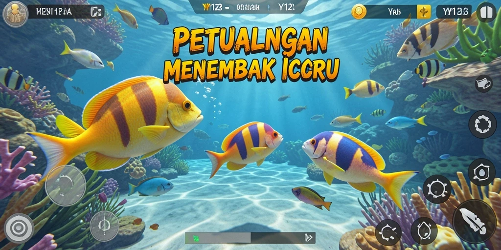 Tampilan gameplay Tembak Ikan yang menantang dan seru di YY123.